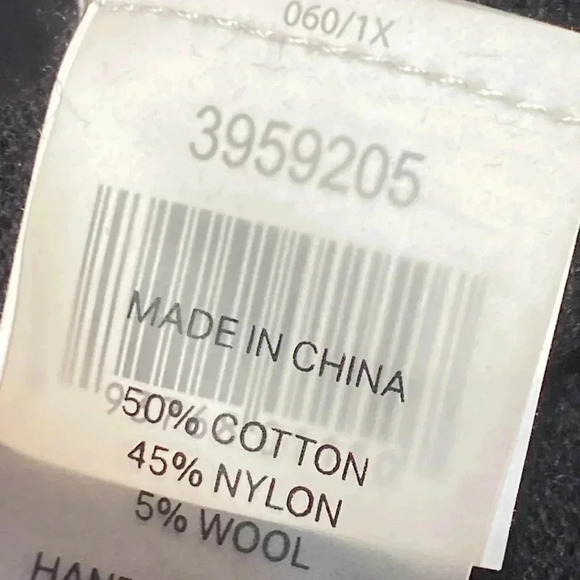 Court & Rowe womans cotton wool black & cream cardigan sweater 1X - Picture 10 of 11